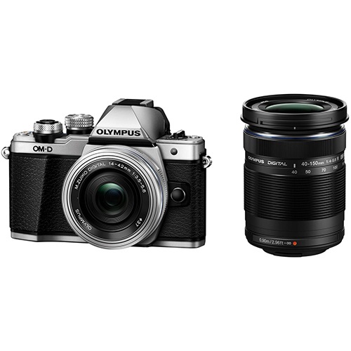 オリンパス OM-D E-M10 Mark II EZダブルズームキット [シルバー]