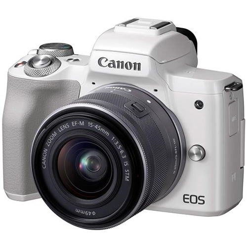 【新品】CANON EOS Kiss M EF-M15-45 IS STM レンズキット ホワイト