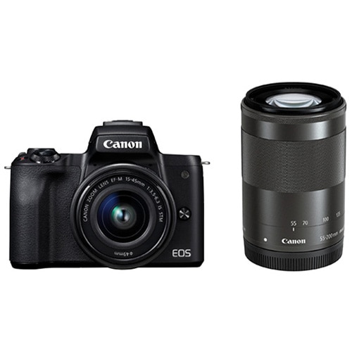 CANON EOS Kiss M ダブルズームキット [ブラック]