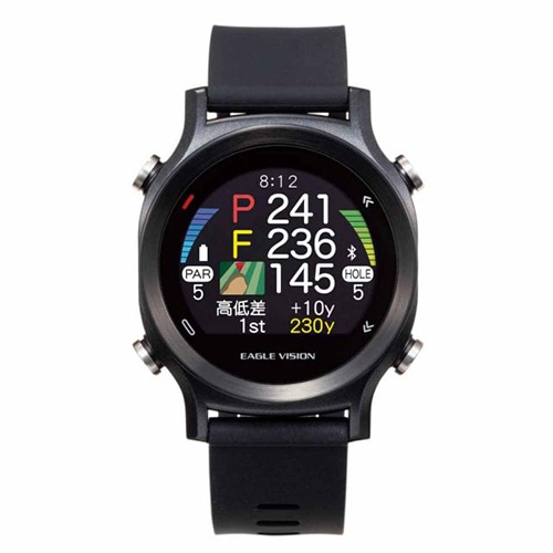 【ラッピング可】【即日発送】【新品】朝日ゴルフ用品 EAGLE VISION watch ACE EV-933 [ブラック]