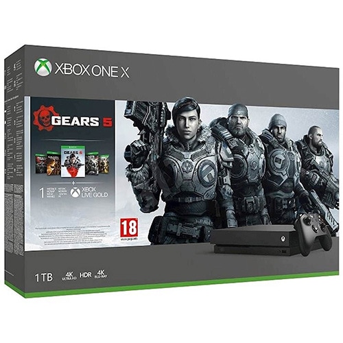【ラッピング可】【即日発送】【新品】Microsoft マイクロソフト Xbox One X Gears 5 同梱版 CYV-00336 [1TB]