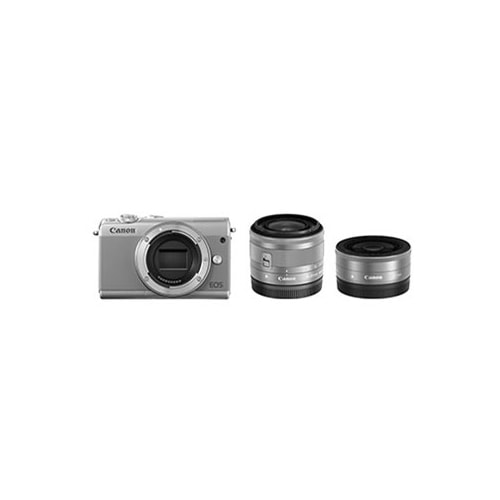 CANON EOS M100 ダブルレンズキット [グレー]
