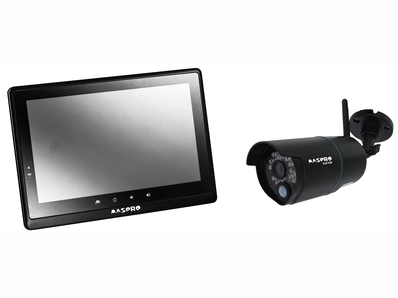 マスプロ モニター&ワイヤレスHDカメラセット（10インチモニター） WHC10M2