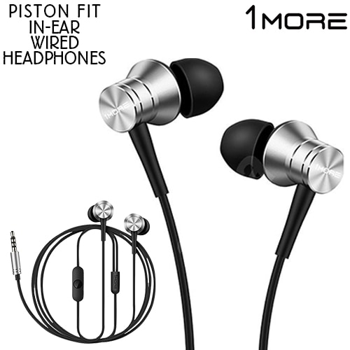 【決算セール】 【ゆうパケット発送】1MORE Piston Fit In-Ear Wired Headphones E1009 イヤホン ピストンフィット 並行輸入品 カナル型 有線イヤホン リモコン・マイク付き 通話可能 高音質 iPhone android シルバー