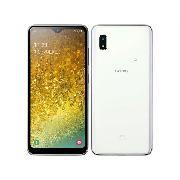 【ラッピング可】【即日発送】【国内版】【新品 開封済み未使用品】サムスン au Galaxy A20 SCV46 White SIMロック解除品