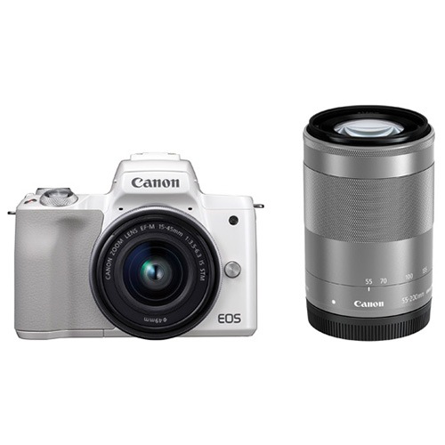 CANON EOS Kiss M ダブルズームキット [ホワイト]