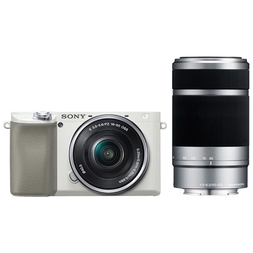 SONY α6100 ILCE-6100Y ダブルズームレンズキット [ホワイト]