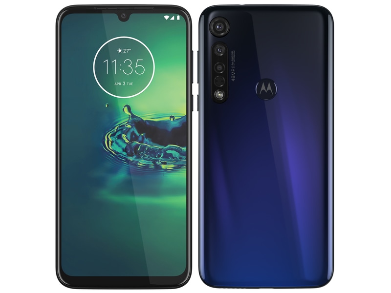 【ラッピング可】【即日発送】【国内版】【新品】MOTOROLA moto g8 plus SIMフリー [コズミックブルー]