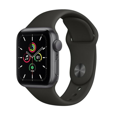 【ラッピング可】【即日発送】【国内版】【新品】AppleApple Watch SE GPSモデル 40mm MYDP2J/A [ブラックスポーツバンド]