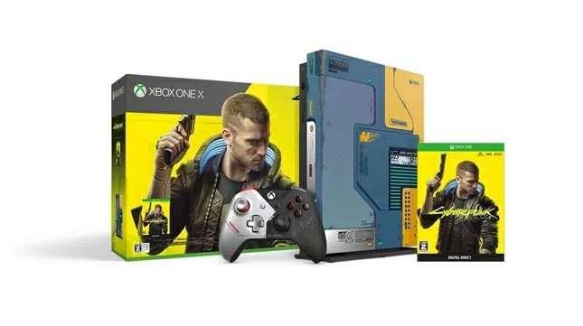 【ラッピング可】【即日発送】【新品】Microsoft マイクロソフト Xbox One X サイバーパンク2077 リミテッド エディション FMP-00259 [1TB]