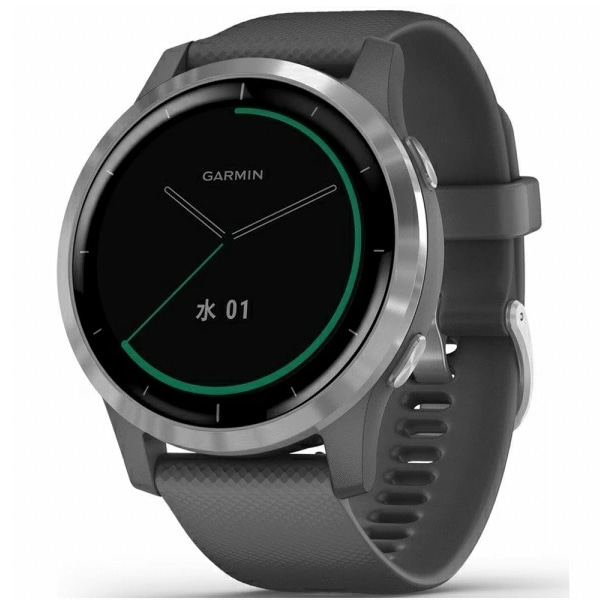 【ラッピング可】【即日発送】【新品】GARMIN ガーミン vivoactive 4 010-02174-07 [Shadow Gray/Silver]