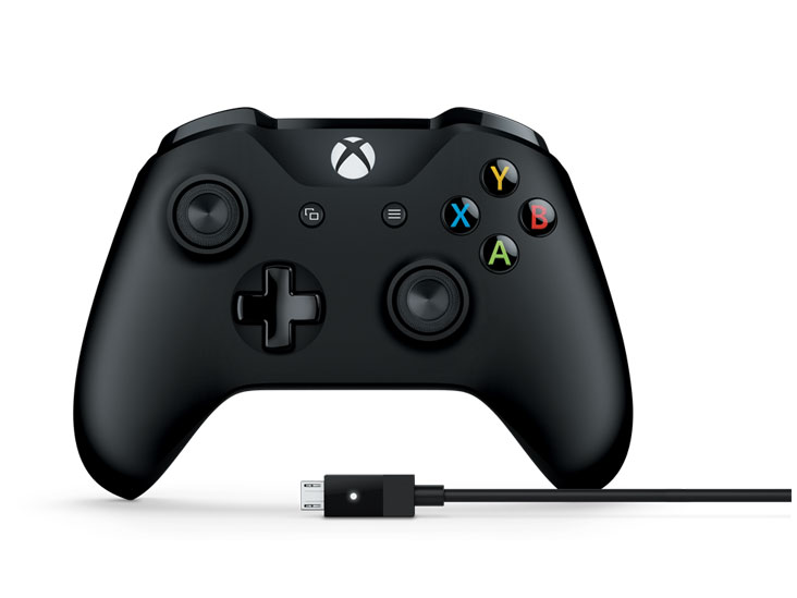 【ラッピング可】【即日発送】【新品】Microsoft マイクロソフト Xbox コントローラー Windows用 USB ケーブル付き 4N6-00003