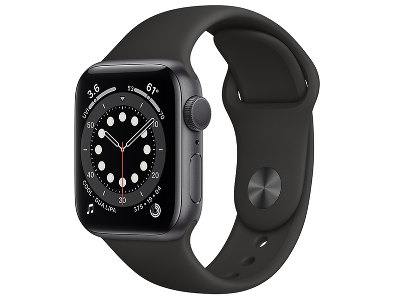 【ラッピング可】【即日発送】【国内版】【新品】Apple Watch Series 6 GPSモデル 40mm MG133J/A [ブラックスポーツバンド]