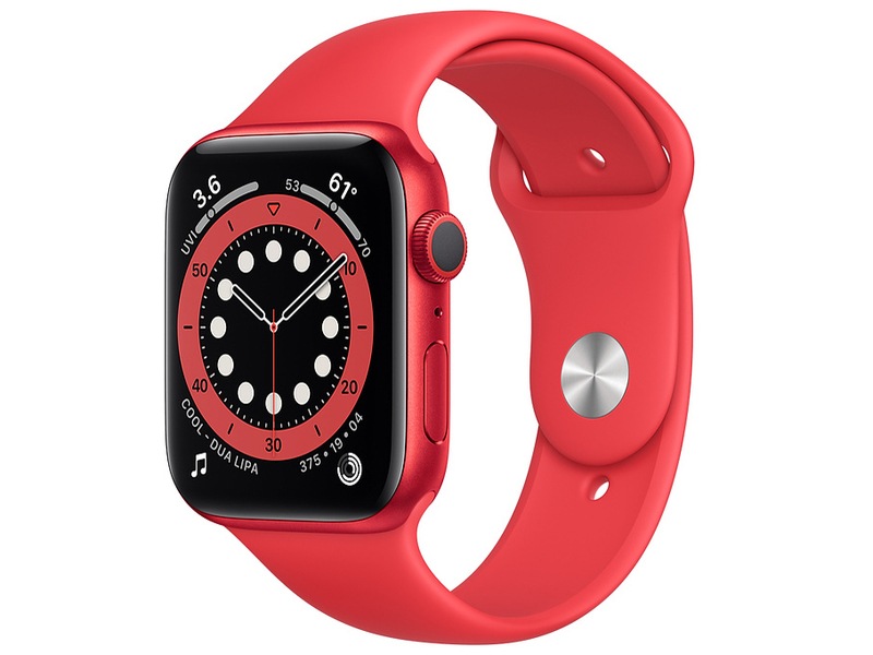 【ラッピング可】【即日発送】【国内版】【新品】Apple Watch Series 6 GPSモデル 44mm M00M3J/A [(PRODUCT)REDスポーツバンド]