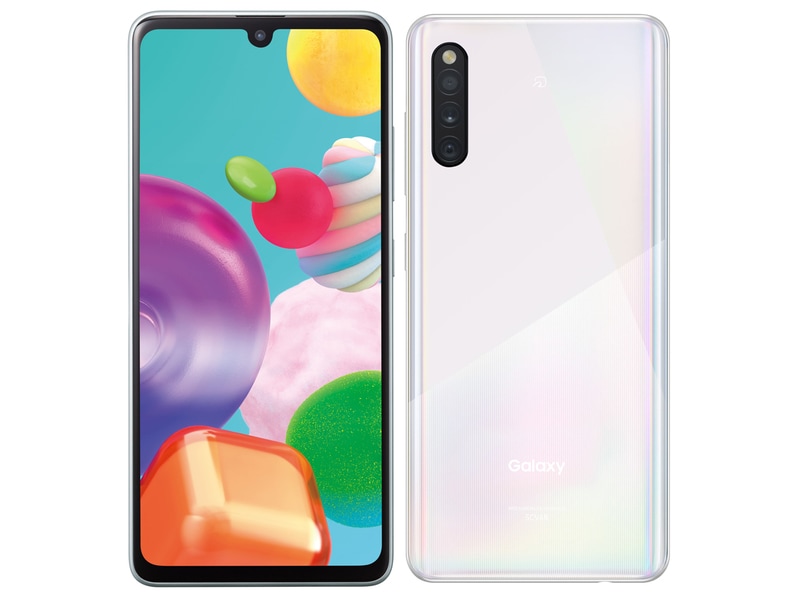 【ラッピング可】【即日発送】【国内版】【新品 開封済み未使用品】Galaxy A41 SWA48 SCV48SKA 本体White