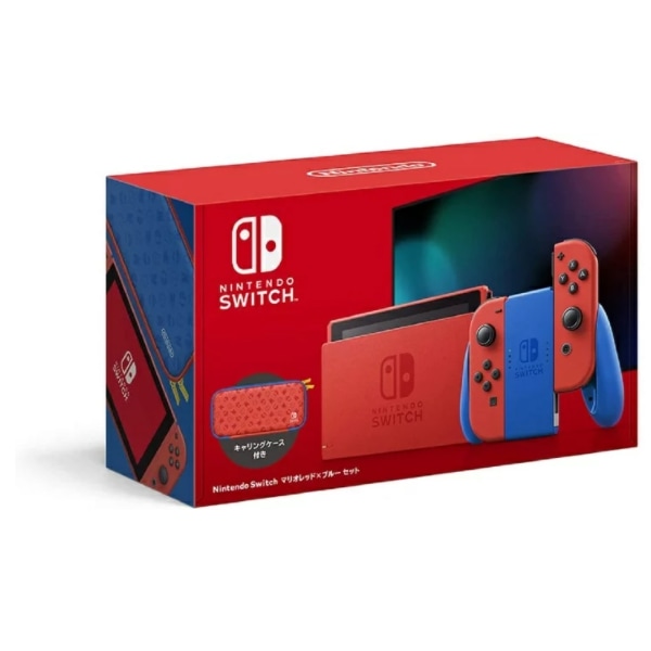 【ラッピング可】【即日発送】【新品】任天堂 Nintendo Switch マリオレッド×ブルー セット