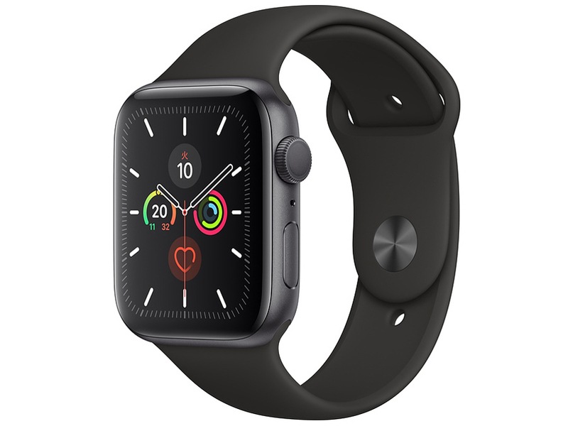 【ラッピング可】【即日発送】【国内版】【新品 箱不良・シュリンク破れ品】Apple Watch Series 5 GPSモデル 44mm MWVF2J/A [ブラックスポーツバンド]