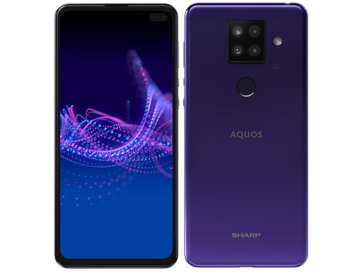 【ラッピング可】【即日発送】【国内版】【新品】シャープ AQUOS sense4 plus SH-M16 SIMフリー [パープル]