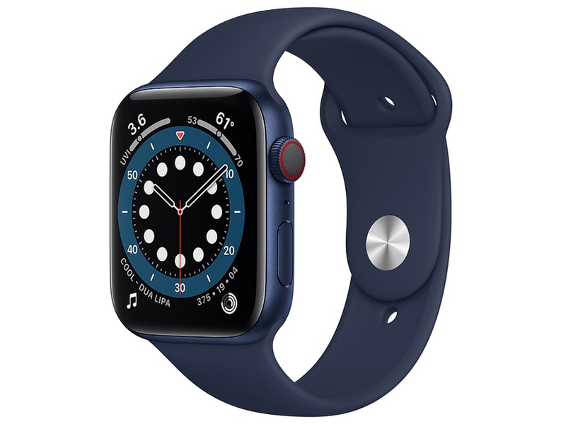 【ラッピング可】【即日発送】【国内版】【新品】Apple Watch Series 6 GPS+Cellularモデル 44mm M09A3J/A [ディープネイビースポーツバンド]
