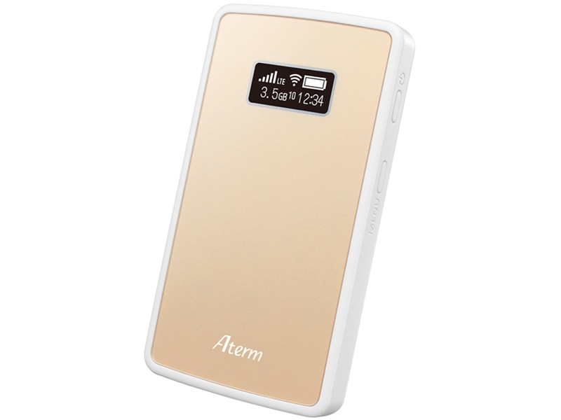 NEC モバイルWi-Fi Aterm MP02LN PA-MP02LN-CW [シャンパンゴールド]