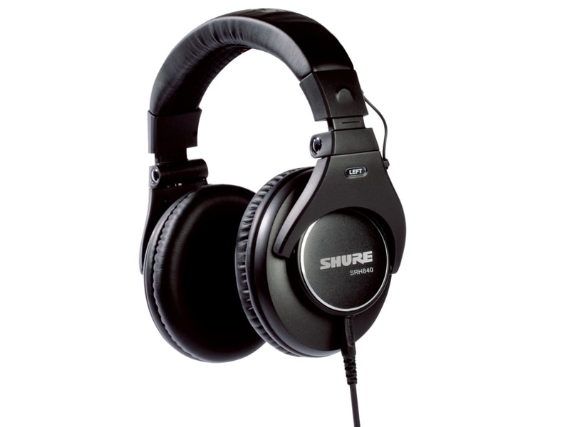 【新品】SHURE ヘッドホン ミニプラグ SRH840BK-A