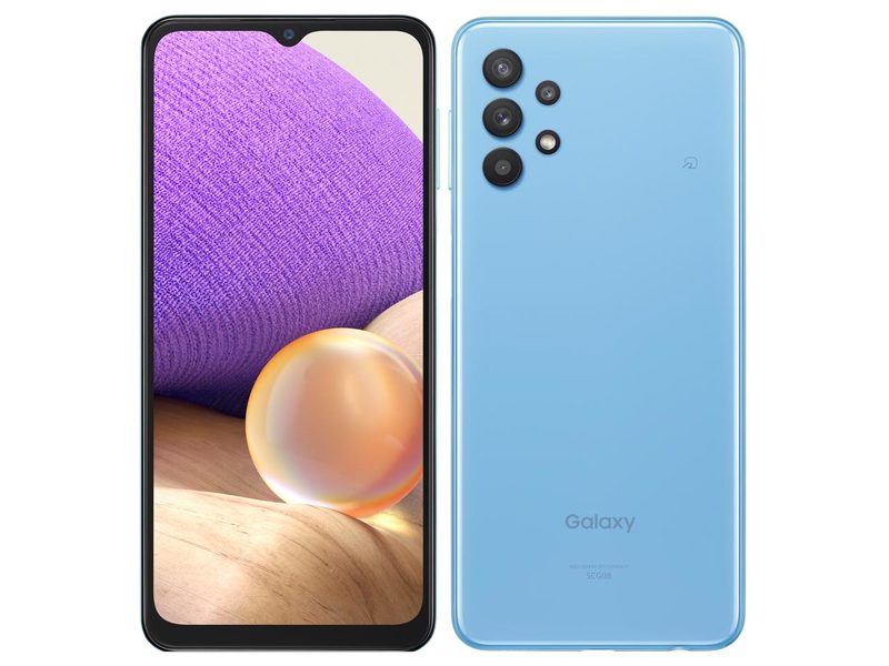 【ラッピング可】【即日発送】【国内版】【新品 開封済み未使用品】SAMSUNG Galaxy A32 SCG08 SIMフリー 5G 対応 オーサムブルー