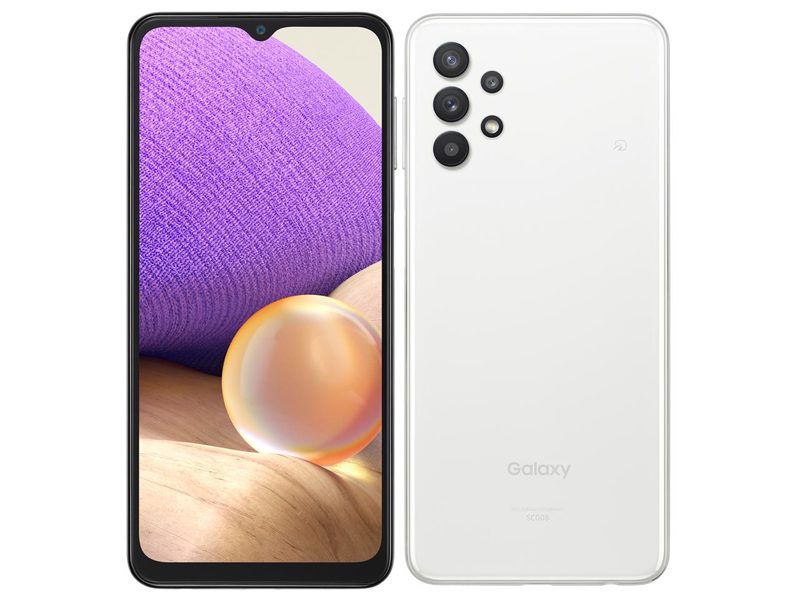 【ラッピング可】【即日発送】【国内版】【新品 開封済み未使用品】SAMSUNG Galaxy A32 SCG08 SIMフリー 5G 対応 オーサムホワイト