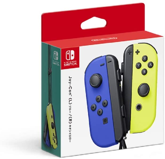 【ラッピング可】【即日発送】【新品 保証開始済み品】任天堂 Nintendo Switch コントローラー Joy-Con(L) ブルー/(R) ネオンイエロー