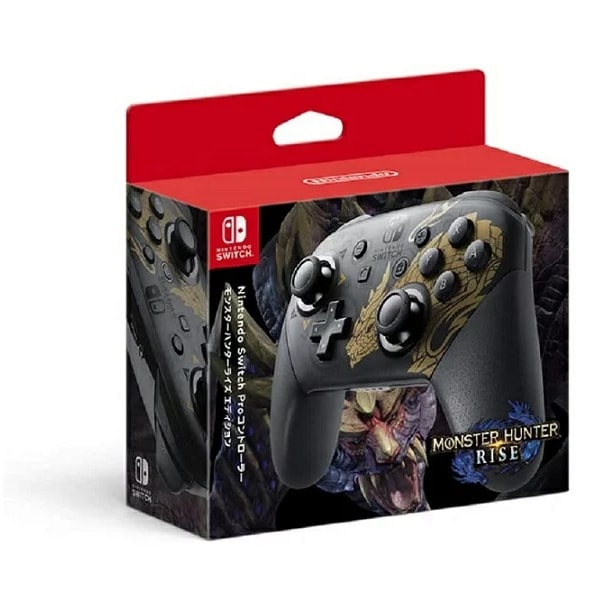 【ラッピング可】【即日発送】【新品 保証開始済み品】任天堂 Nintendo Switch Proコントローラー モンスターハンターライズエディション
