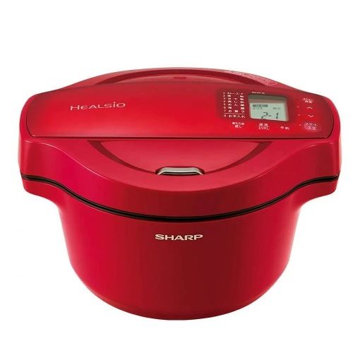 【即日発送】【新品】シャープ KN-HT16E-R 水なし自動調理鍋 「ヘルシオ ホットクック」(1.6L)