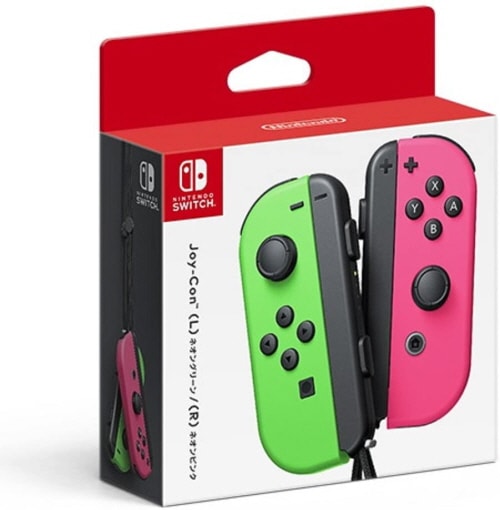 【ラッピング可】【即日発送】【新品 保証開始済み品】任天堂 Nintendo Switch Joy-Con (L)/(R) HAC-A-JAFAA [ネオングリーン/ネオンピンク]