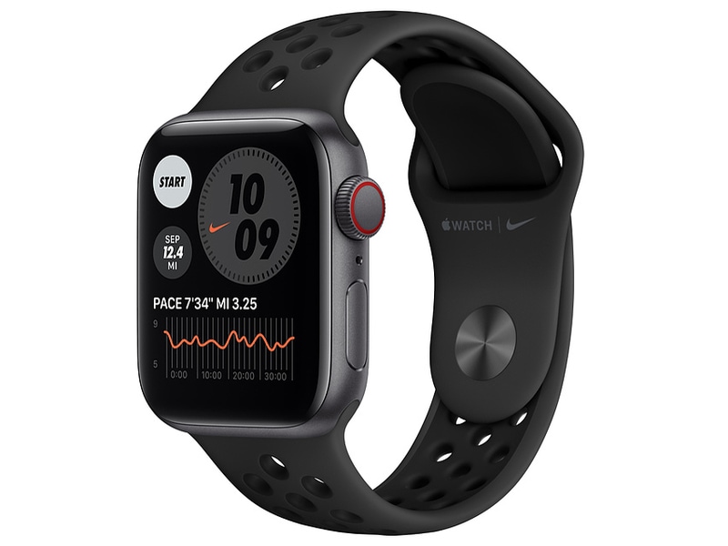 【ラッピング可】【即日発送】【国内版】【新品】Apple Watch Nike SE GPS+Cellularモデル 40mm MG013J/A [アンスラサイト/ブラックNikeスポーツバンド]