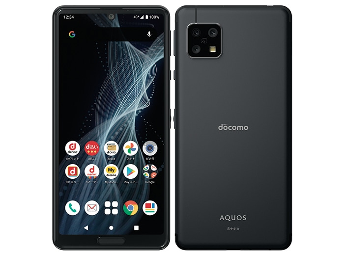 【ラッピング可】【即日発送】【国内版】【新品 開封済み未使用品】AQUOS sense4 SH-41A [ブラック] SIMフリー