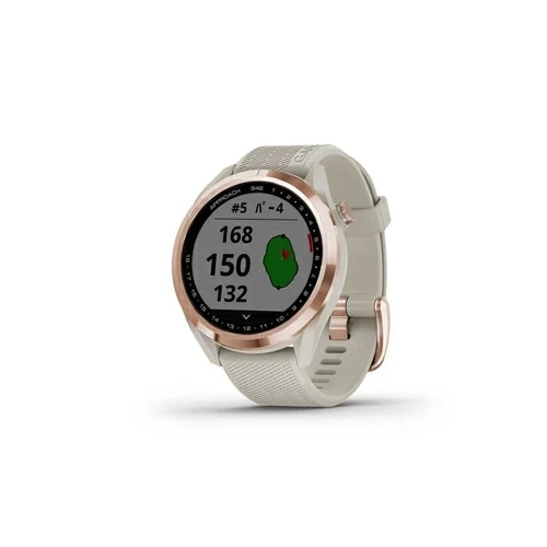 【ラッピング可】【即日発送】【新品】GARMIN ゴルフウォッチ Approach S42 ライトサンド ローズゴールド