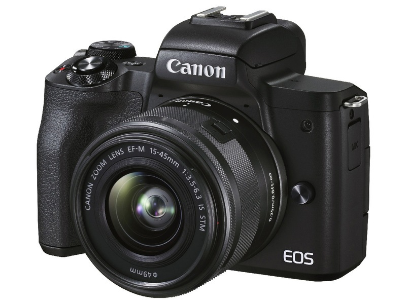 【新品】CANON デジタル一眼カメラ EOS Kiss M2 ダブルレンズキット [ブラック]