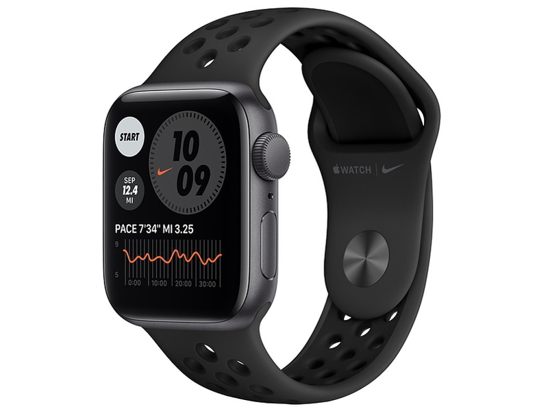 【ラッピング可】【即日発送】【国内版】【新品】Apple Watch Nike SE GPSモデル 40mm MYYF2J/A [アンスラサイト/ブラックNikeスポーツバンド]