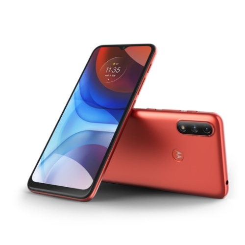 【ラッピング可】【即日発送】【国内版】【新品】MOTOROLA モトローラ moto e7 power SIMフリー [コーラルレッド]