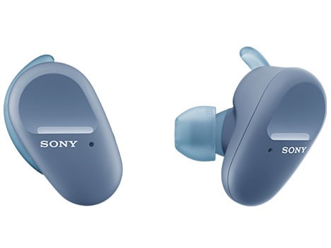 【新品】SONY ソニー 完全ワイヤレスイヤホン WF-SP800N (L) [ブルー]