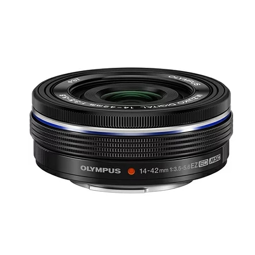【新品】OLYMPUS レンズ M.ZUIKO DIGITAL ED 14-42mm F3.5-5.6 EZ [ブラック]