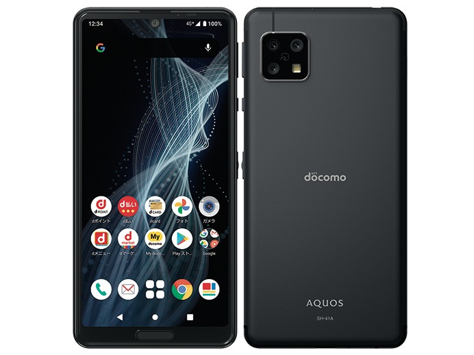 【ラッピング可】【即日発送】【国内版】【新品】AQUOS sense4 SH-41A Docomo版 SIMフリー ブラック