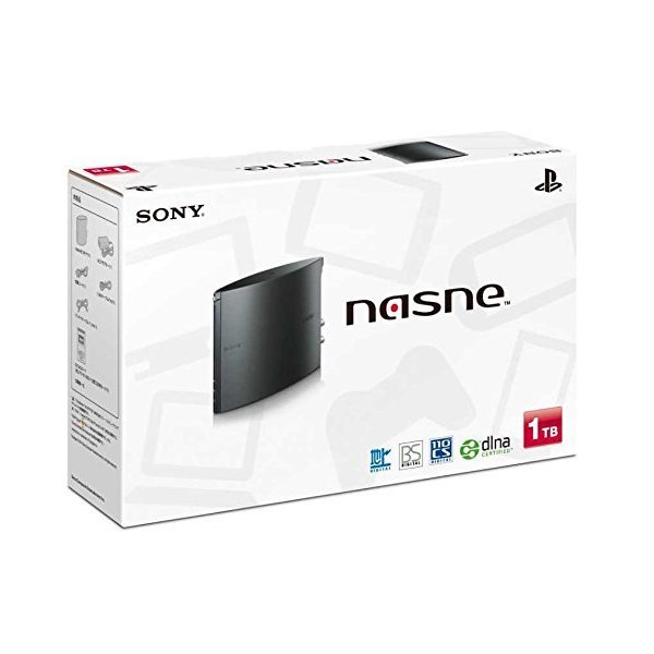【即日発送】【新品 箱不良・シュリンク破れ品】ネットワークレコーダー メディアストレージ nasne ナスネ 1TBモデル CECH-ZNR2J01