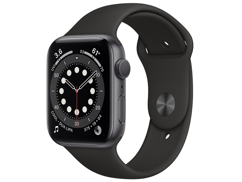 【ラッピング可】【即日発送】【国内版】【新品 箱不良・シュリンク破れ品】Apple Watch Series 6 GPSモデル 44mm M00H3J/A [ブラックスポーツバンド]