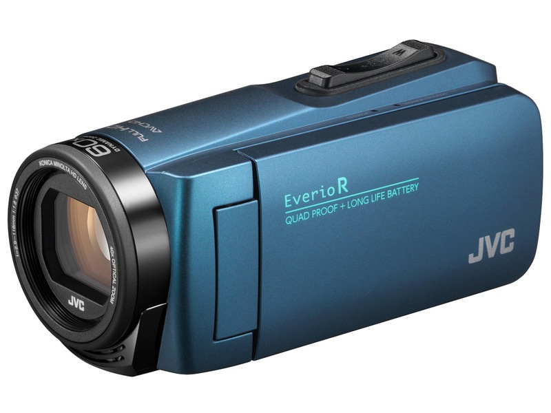 【新品】JVC ビデオカメラ Everio R エブリオ GZ-R480-A ネイビーブルー 32GB