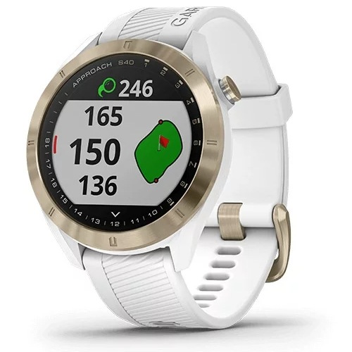 【ラッピング可】【即日発送】【新品】GARMIN ガーミン スマートウォッチ Approach S40 ホワイト 010-02140-22