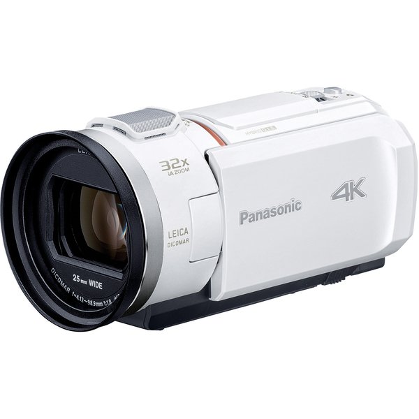 【即日発送】【新品 箱不良・シュリンク破れ品】パナソニック 4Kビデオカメラ HC-VX2M-W ピュアホワイト