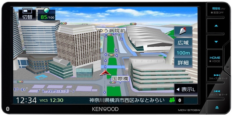【即日発送】【新品 箱不良・シュリンク破れ品】KENWOOD カーナビ 彩速ナビ MDV-S708W