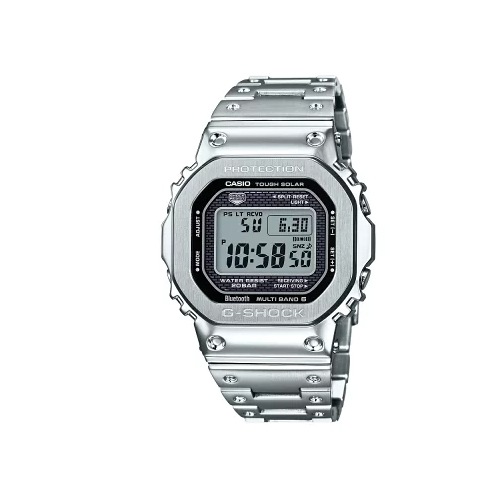 【即日発送】【新品 保証開始済み品】CASIO カシオ G-SHOCK 電波 ソーラー腕時計 GMW-B5000D-1JF フルメタルシルバー