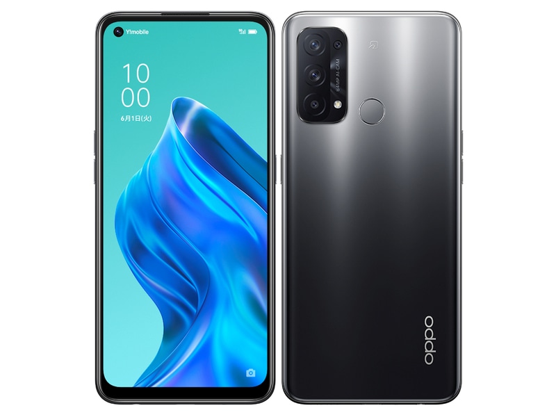 【ラッピング可】【即日発送】【国内版】【新品】OPPO Reno５ A SIMフリー OCN版 シルバーブラック