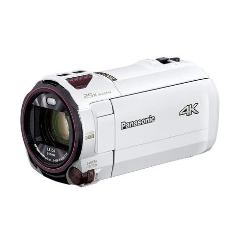 【新品】Panasonic パナソニック 4K ビデオカメラ HC-VZX992M-W 64GB 光学20倍ズーム ピュアホワイト