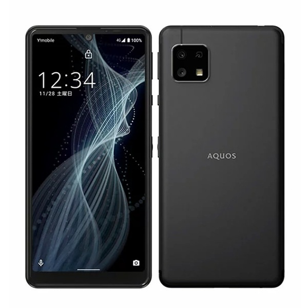 【ラッピング可】【即日発送】【国内版】【新品】AQUOS sense4 basic Ymobile版 A003SH ブラック SIMフリー